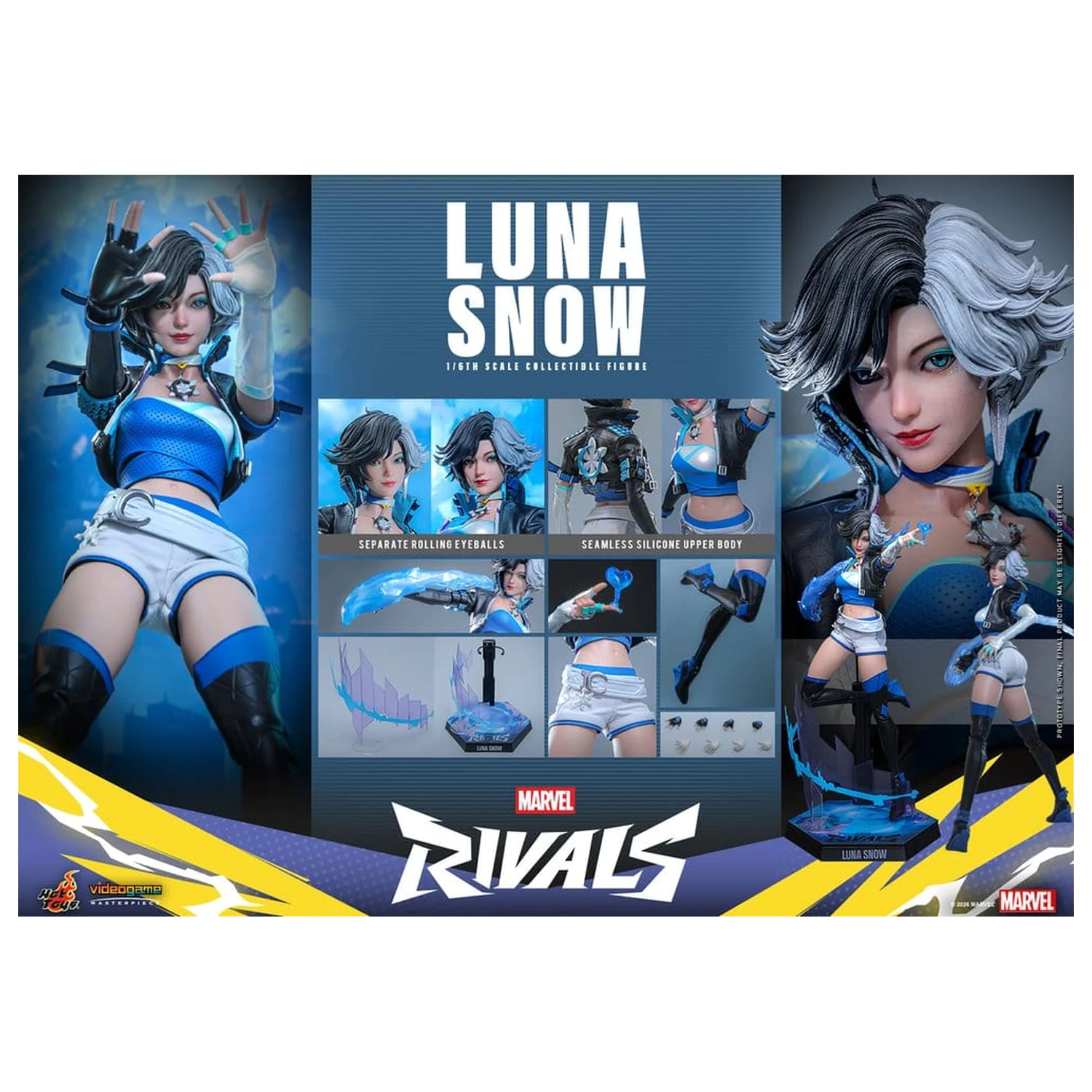 Marvel Rivals Videogame Masterpiece Akční figurka 1/6 Luna Snow 28 cm fotografii produktu