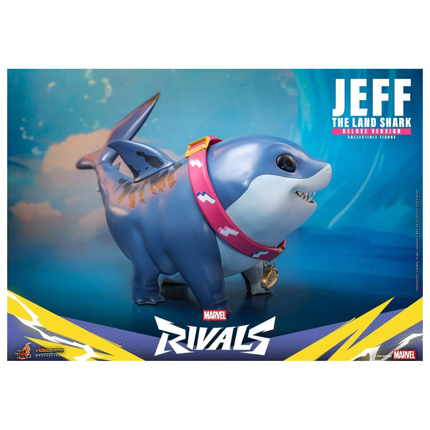 Marvel Rivals Videogame Masterpiece Series akční figurka Jeff the Land Shark 11 cm fotografii produktu