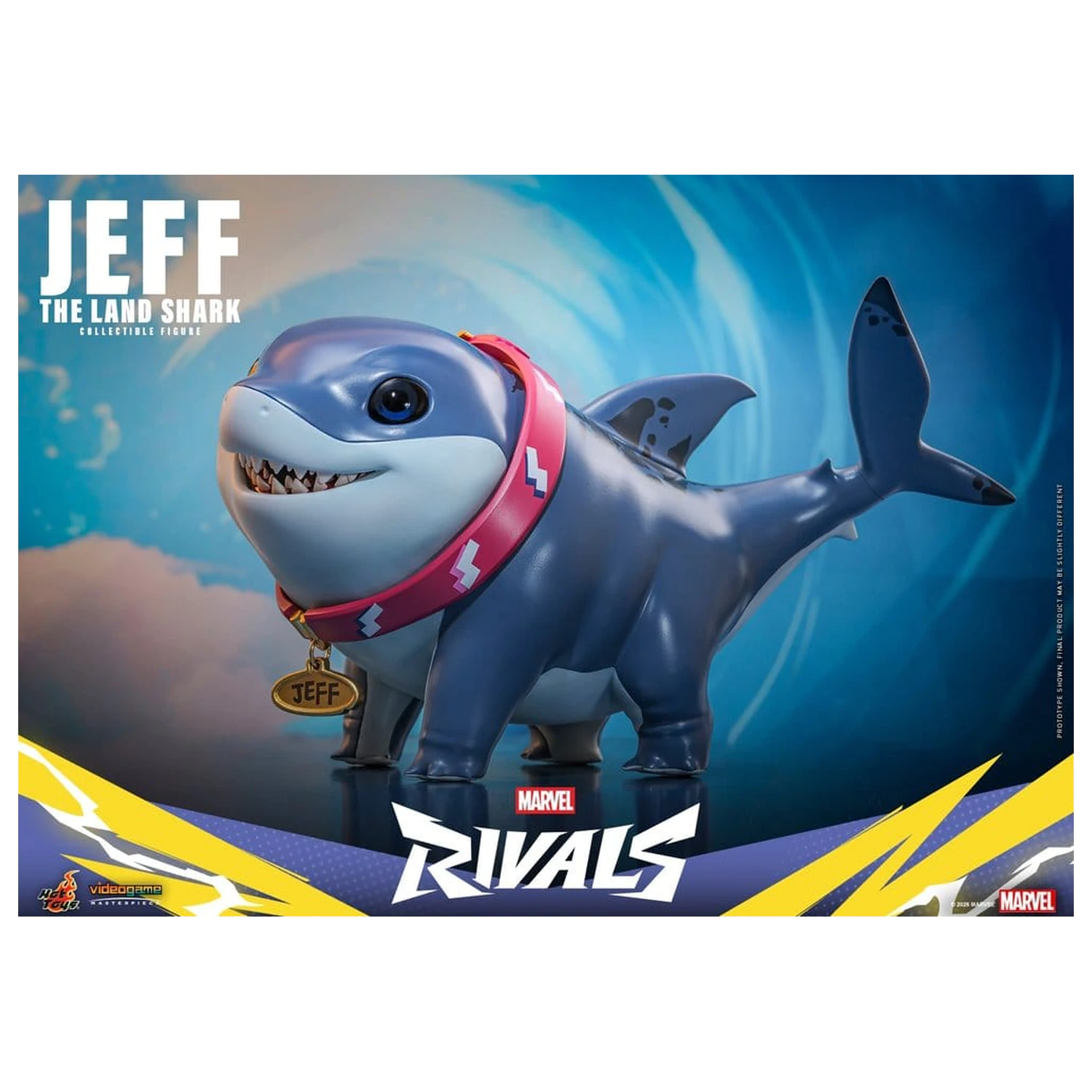 Marvel Rivals Videogame Masterpiece Series akční figurka Jeff the Land Shark 11 cm fotografii produktu
