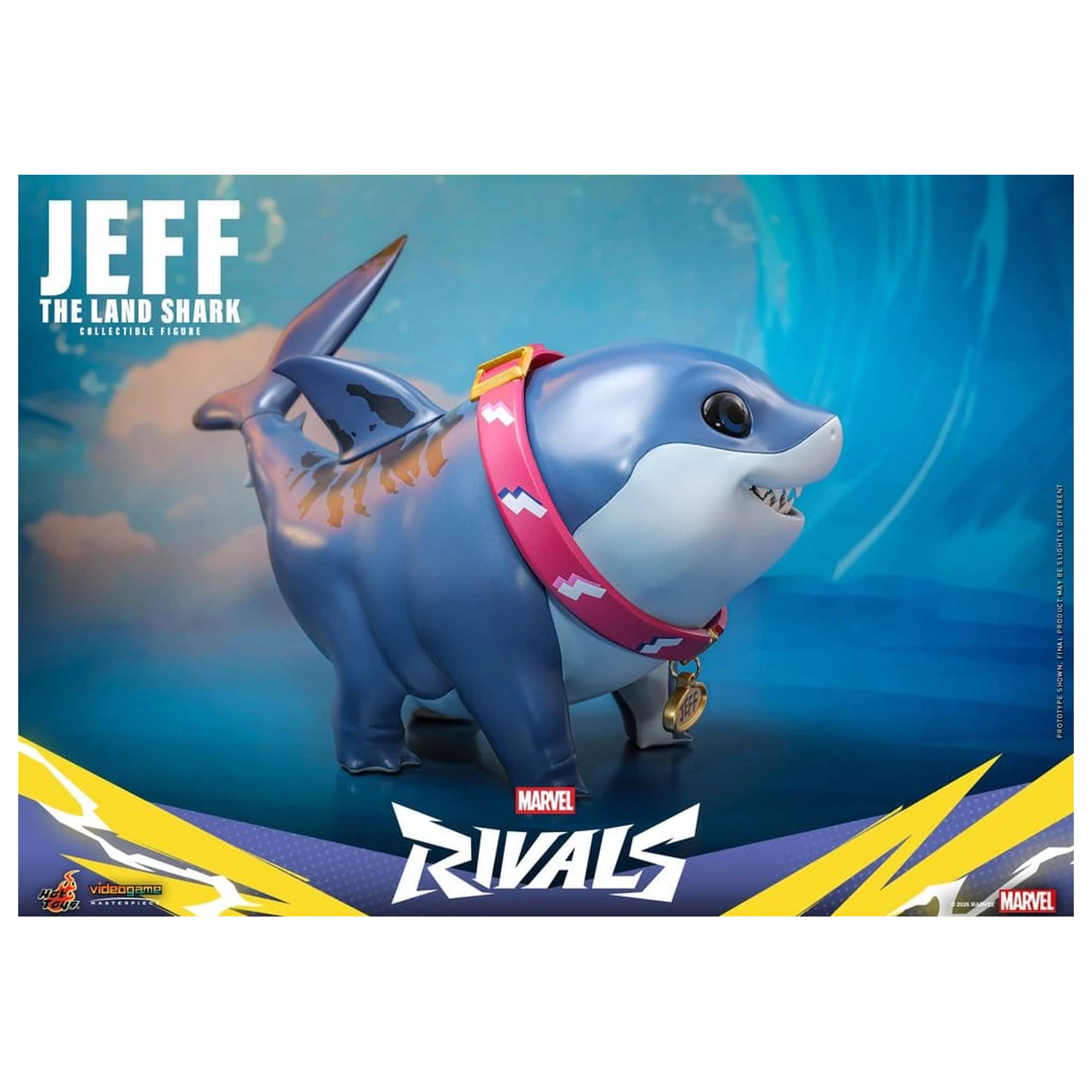 Marvel Rivals Videogame Masterpiece Series akční figurka Jeff the Land Shark 11 cm fotografii produktu