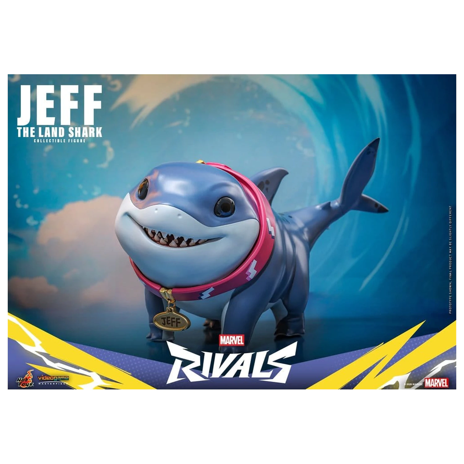 Marvel Rivals Videogame Masterpiece Series akční figurka Jeff the Land Shark 11 cm fotografii produktu