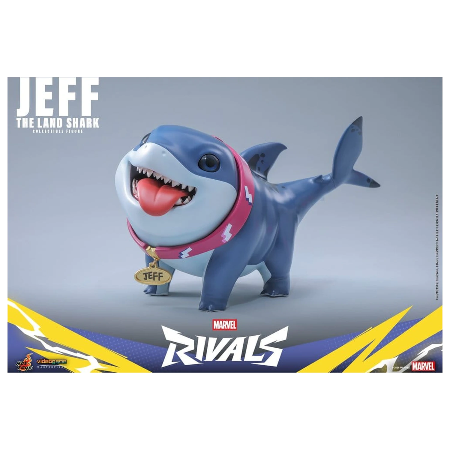 Marvel Rivals Videogame Masterpiece Series akční figurka Jeff the Land Shark 11 cm fotografii produktu