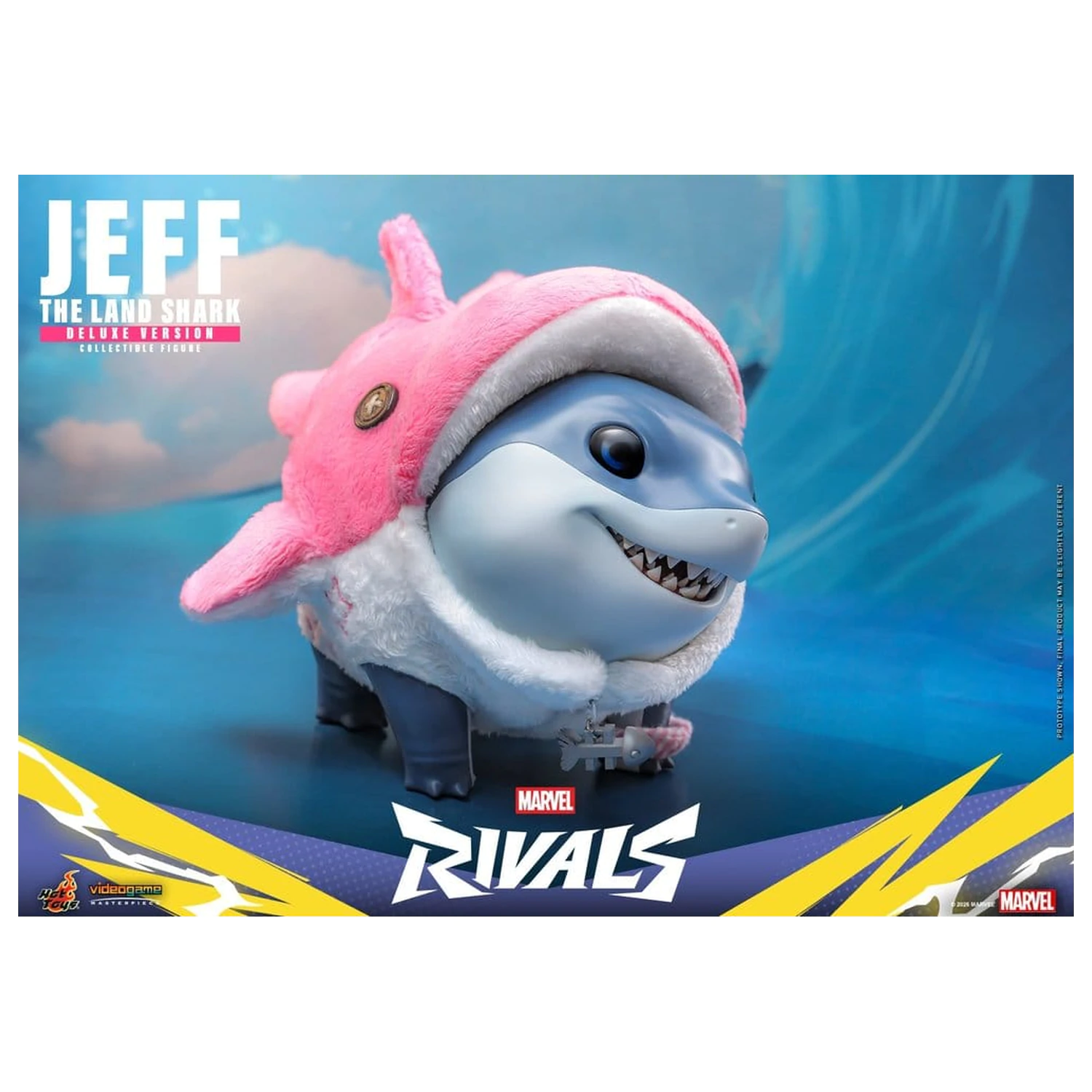 Marvel Rivals Videogame Masterpiece Series akční figurka Jeff the Land Shark (Deluxe Version) 11 cm fotografii produktu