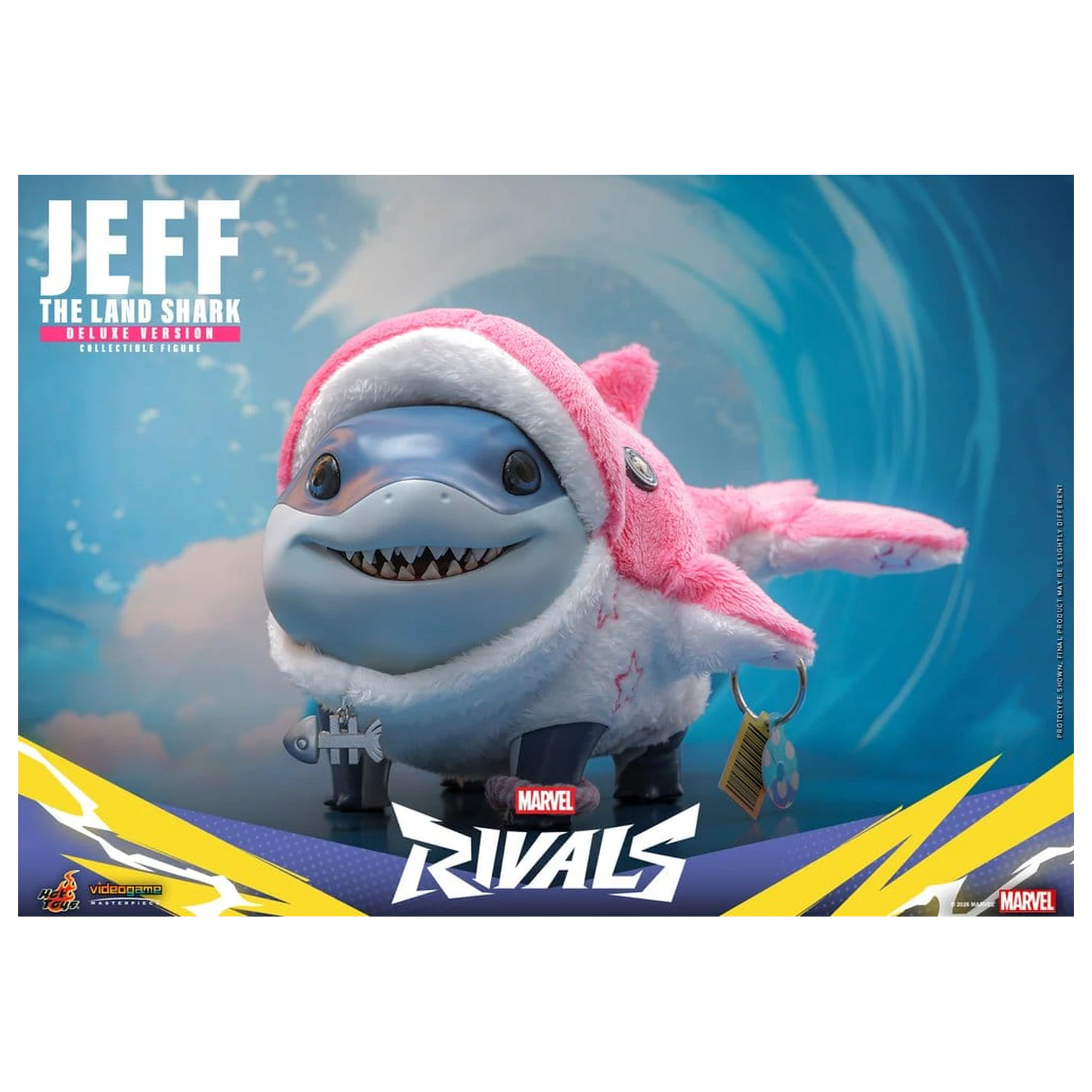 Marvel Rivals Videogame Masterpiece Series akční figurka Jeff the Land Shark (Deluxe Version) 11 cm fotografii produktu