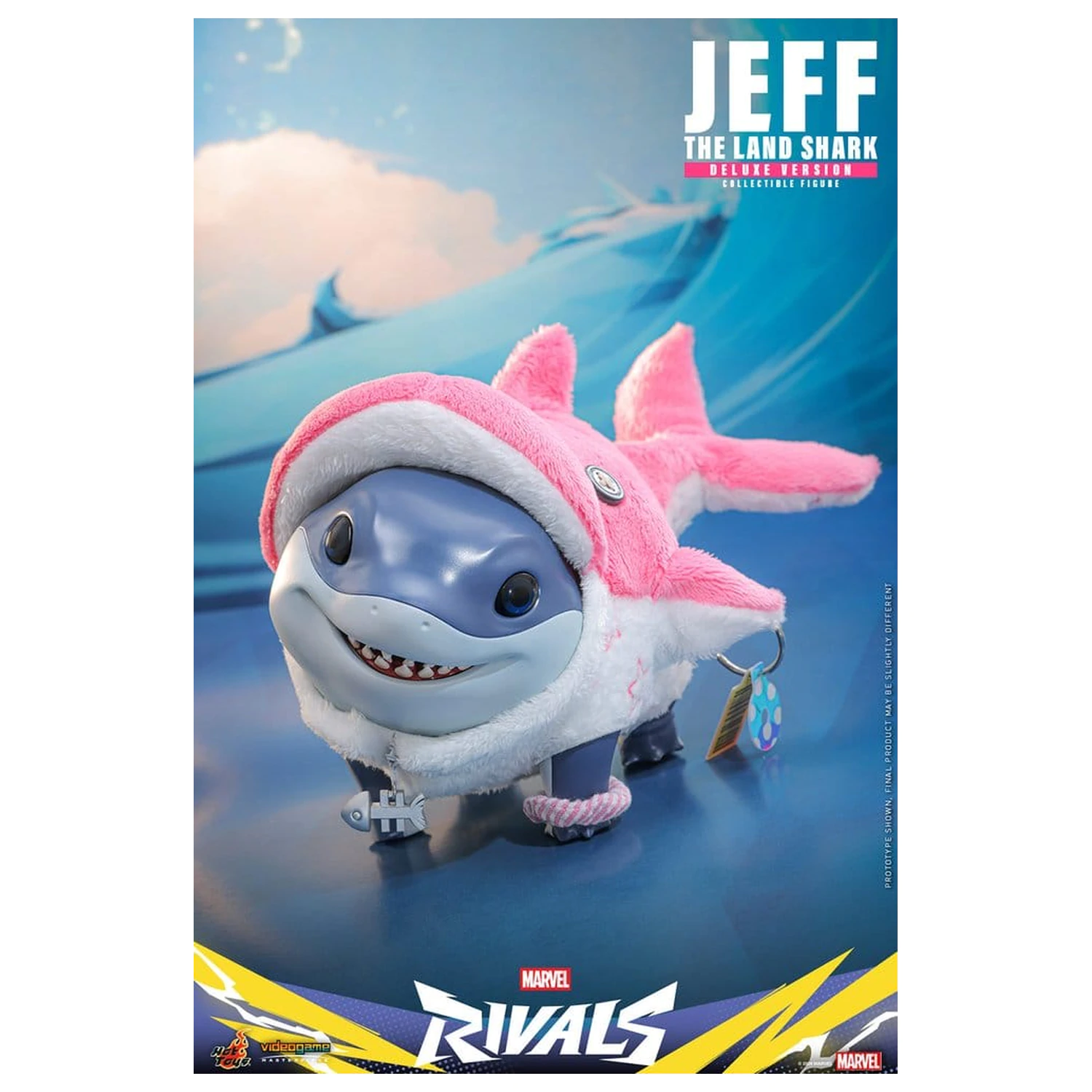 Marvel Rivals Videogame Masterpiece Series akční figurka Jeff the Land Shark (Deluxe Version) 11 cm fotografii produktu