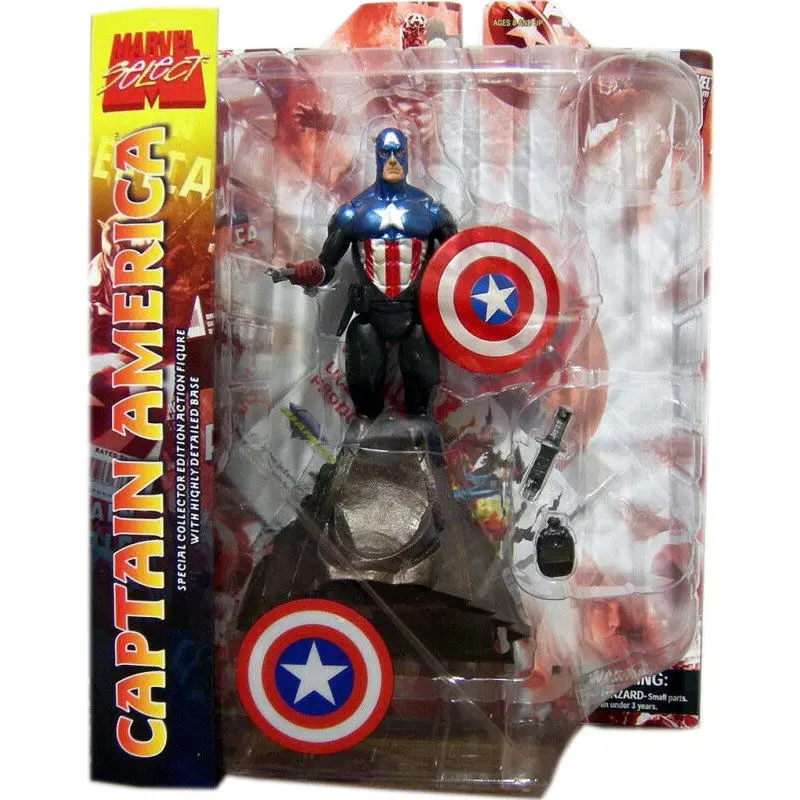 Marvel Select akční figurka Captain America 18 cm fotografii produktu