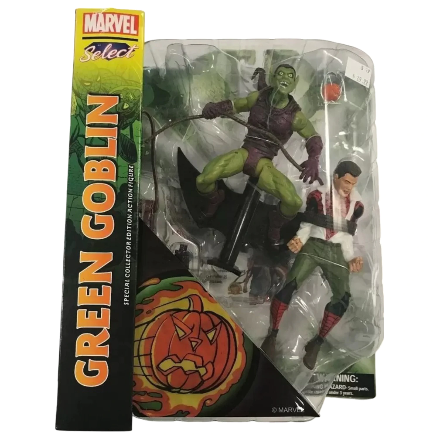 Marvel Select Duende Verde & Peter Parker Green Goblin figurky 15cm fotografii produktu