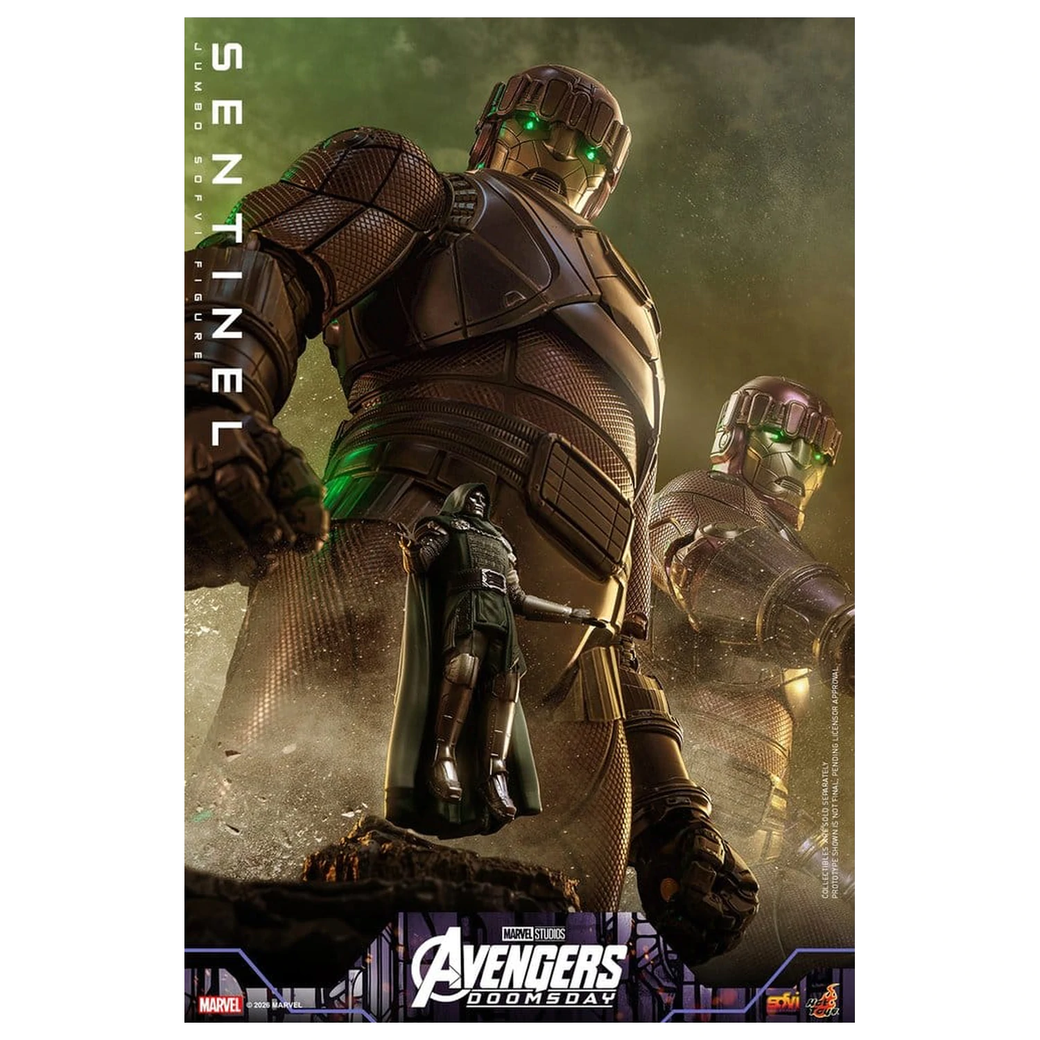 Marvel Sofvi Masterpiece Series Akční figurka Sentinel 60 cm fotografii produktu