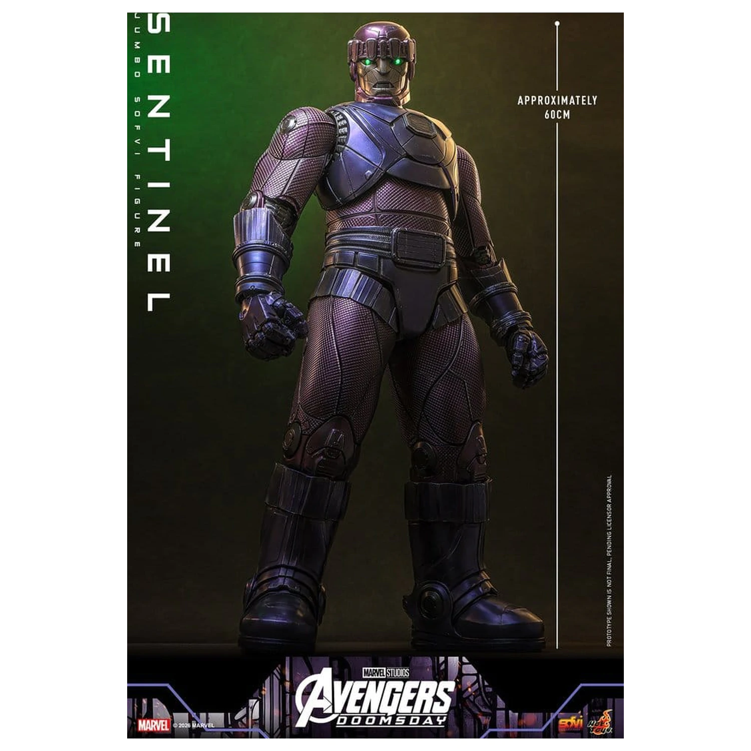 Marvel Sofvi Masterpiece Series Akční figurka Sentinel 60 cm fotografii produktu