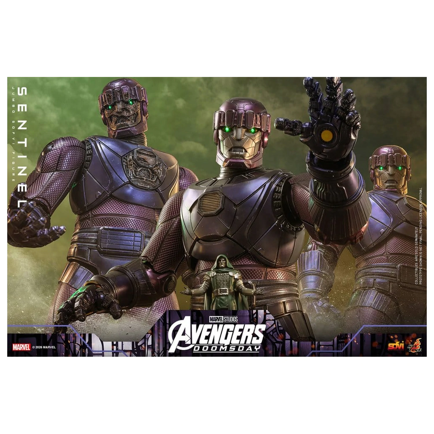 Marvel Sofvi Masterpiece Series Akční figurka Sentinel 60 cm fotografii produktu