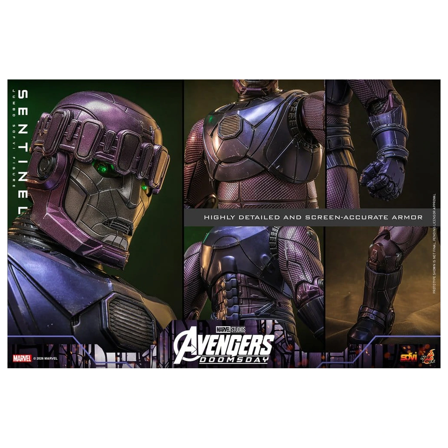 Marvel Sofvi Masterpiece Series Akční figurka Sentinel 60 cm fotografii produktu