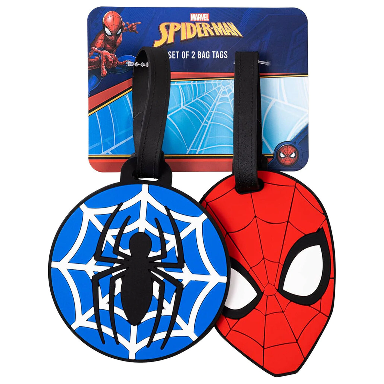 Marvel Spiderman sada 2 jmenovek na zavazadla fotografii produktu