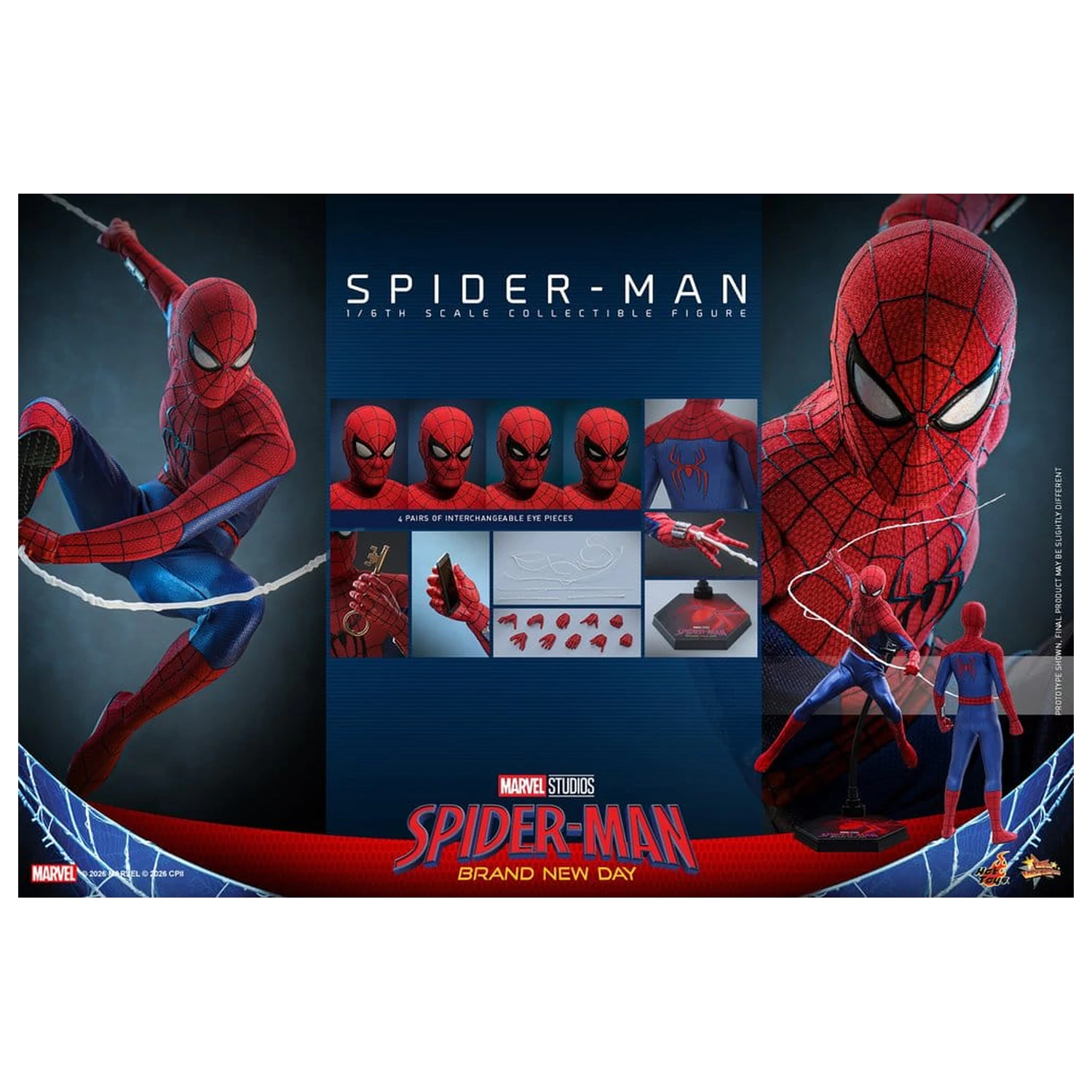 Marvel Spider-Man: Brand New Day akční figurka 1/6 Spider-Man 29 cm fotografii produktu