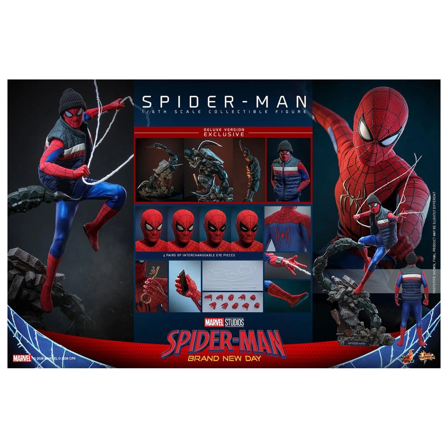 Marvel Spider-Man: Brand New Day akční figurka 1/6 Spider-Man (Deluxe Version) 29 cm fotografii produktu
