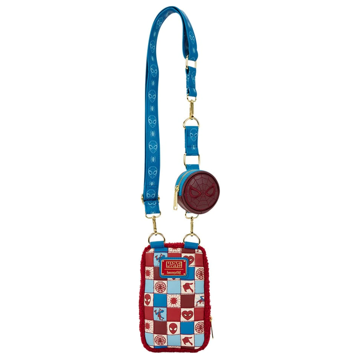 Marvel by Loungefly crossbody kabelka s kapsou na mince na mobilní telefon Spider-Man fotografii produktu