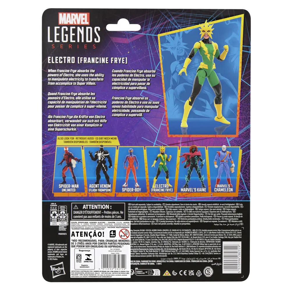 Marvel Spider-Man Electro Francine Frye figurka 15 cm fotografii produktu