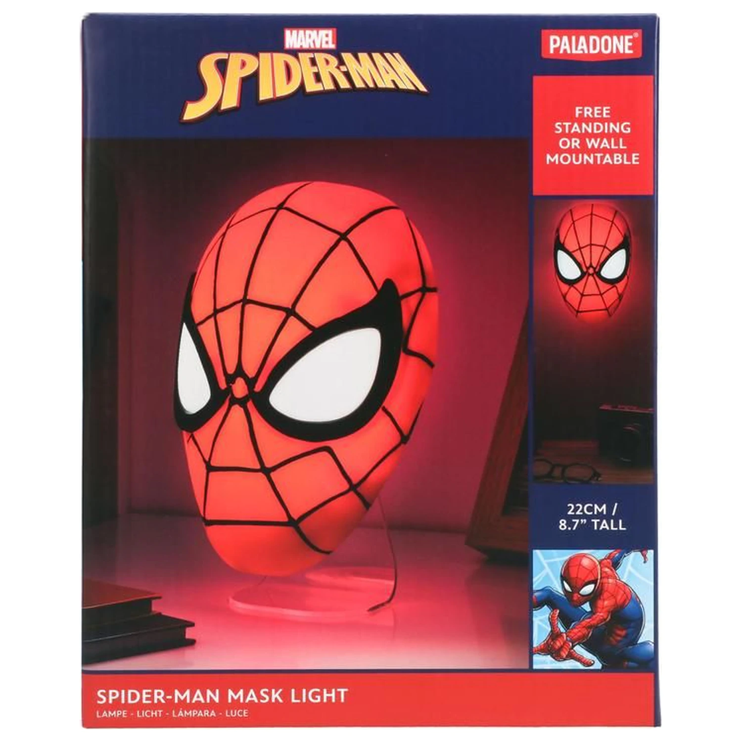 Marvel Spider-Man Maska Světlo 22cm fotografii produktu