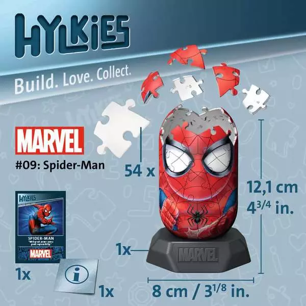 Marvel 3D Puzzle Spiderman Hylkies (54 dílků) fotografii produktu