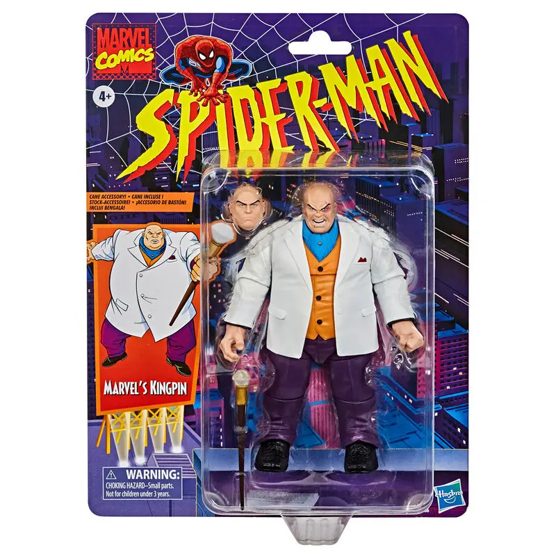 Marvel Spiderman Vintage Kingpin figurka 15cm fotografii produktu