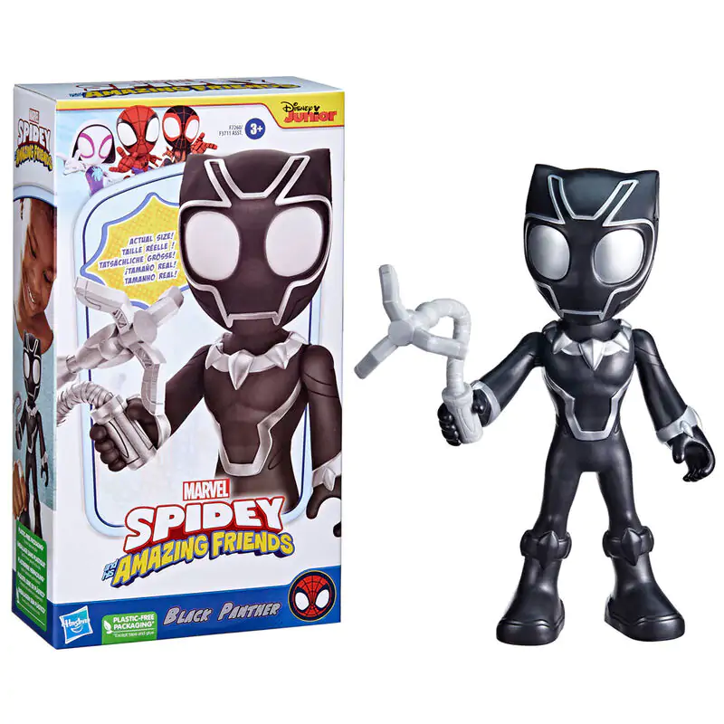 Marvel Spidey Amazing Friends Black Panther figurka 22cm fotografii produktu