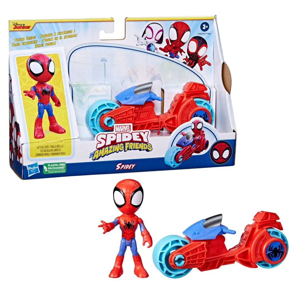 Marvel Spidey Amazing Friends Spidey Vehicle motocykl fotografii produktu
