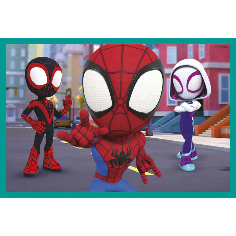 Marvel Spidey and His Amazing Friends krychlové puzzle 6ks fotografii produktu