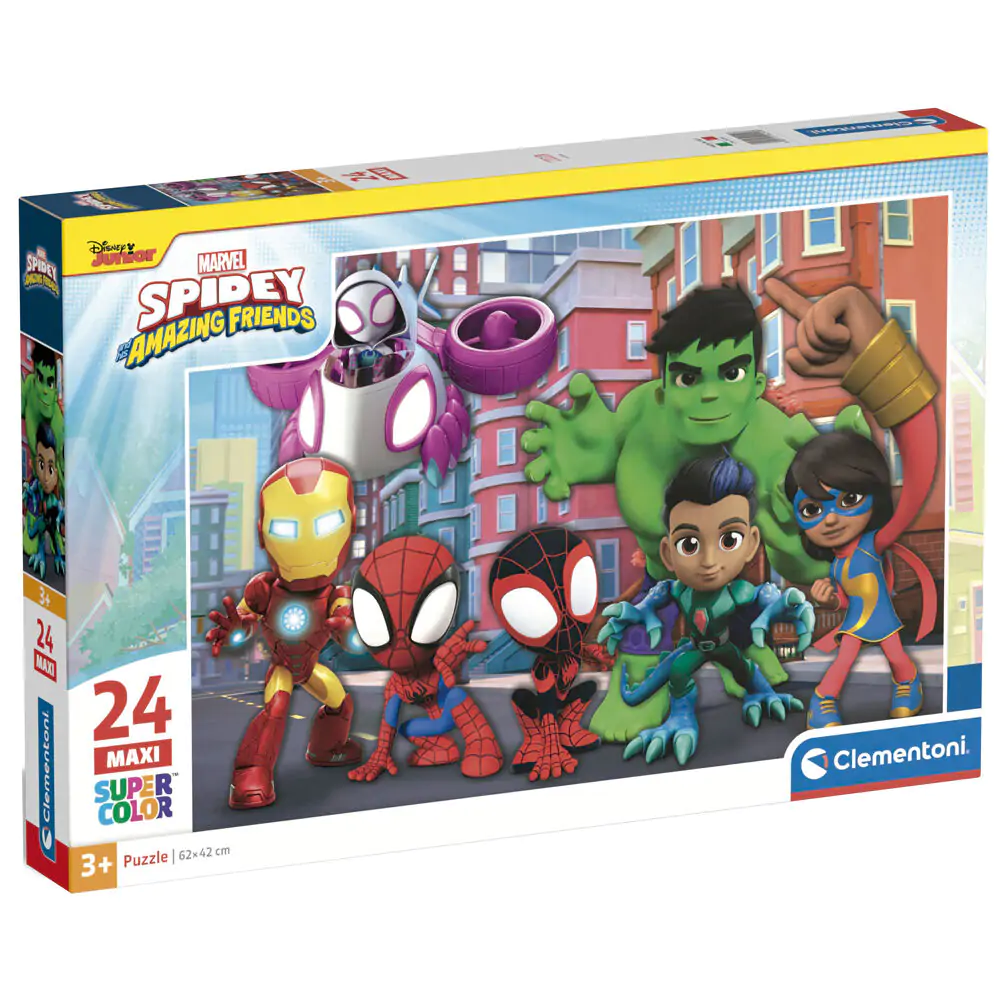 Marvel Spidey and His Amazing Friends maxi puzzle 24 dílků fotografii produktu