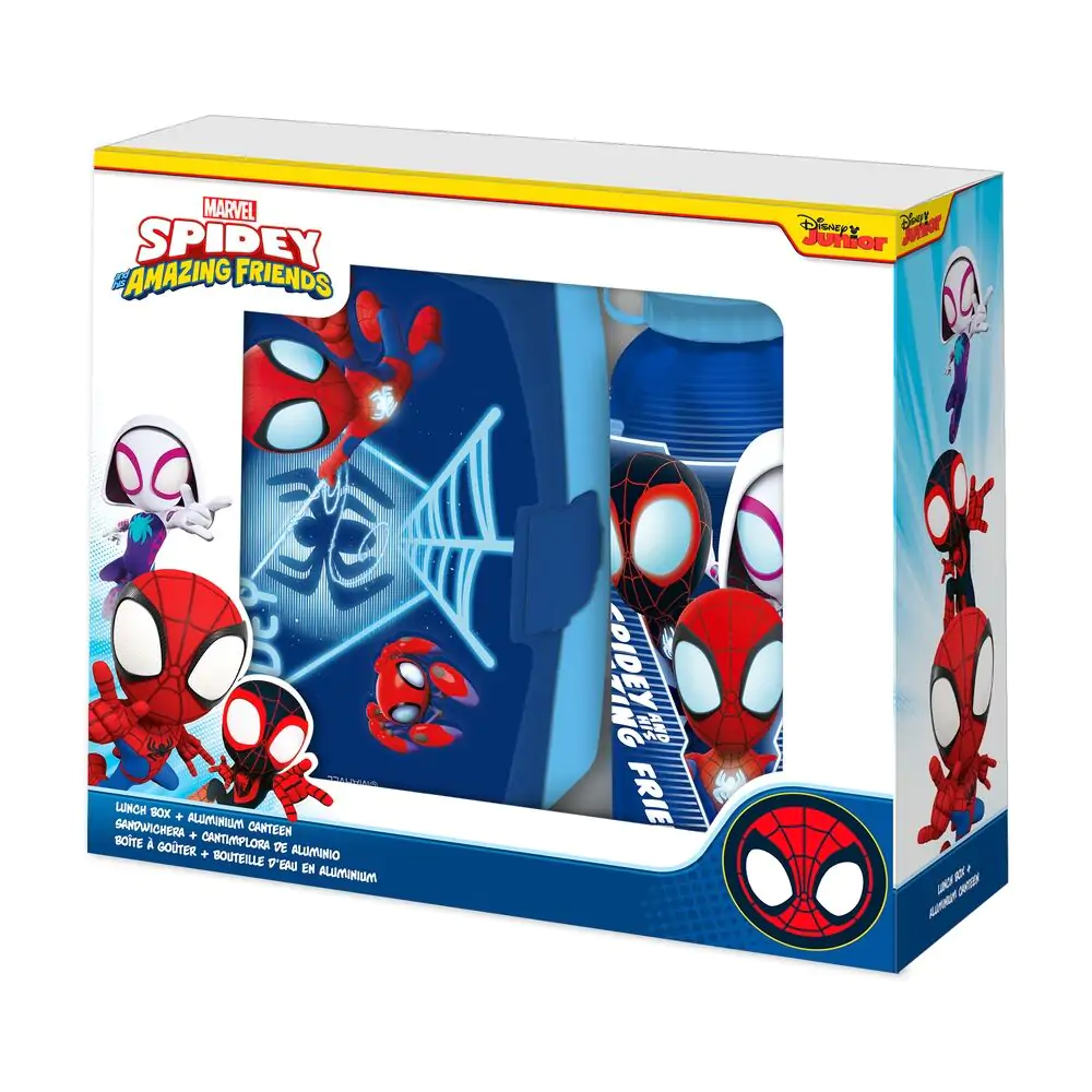 Marvel Spidey the Amazing Friends Hliníková láhev + box na oběd fotografii produktu