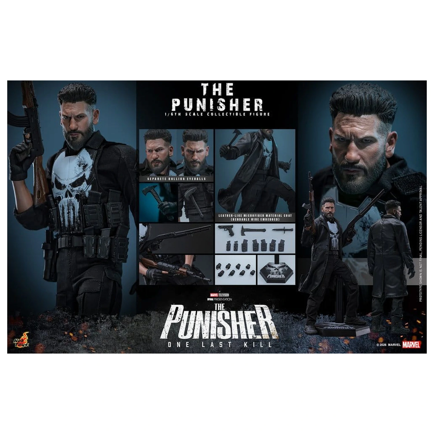 Marvel Television Masterpiece Akční figurka 1/6 The Punisher 31 cm fotografii produktu