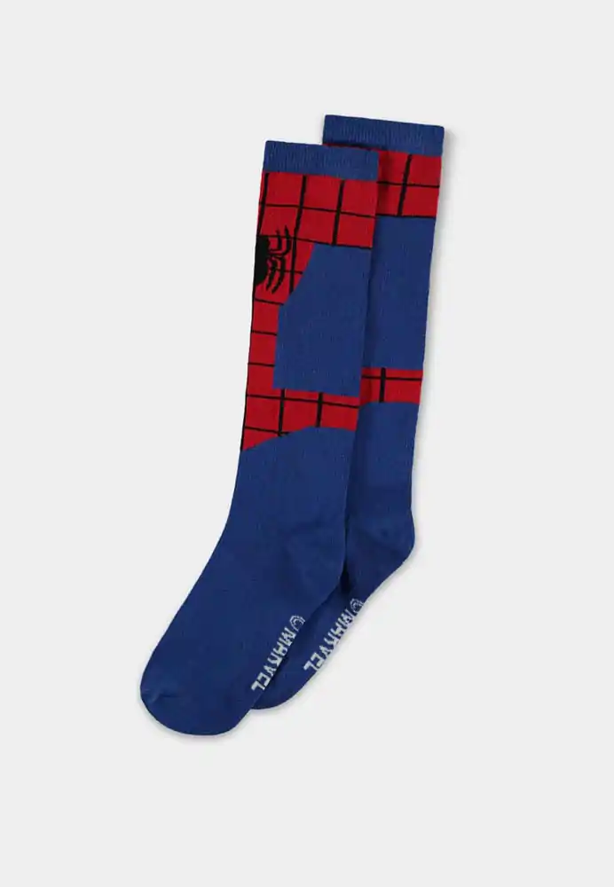 Marvel Knee High Socks Spider-Man 39-42 / Marvel Podkolenky Spider-Man 39-42 fotografii produktu