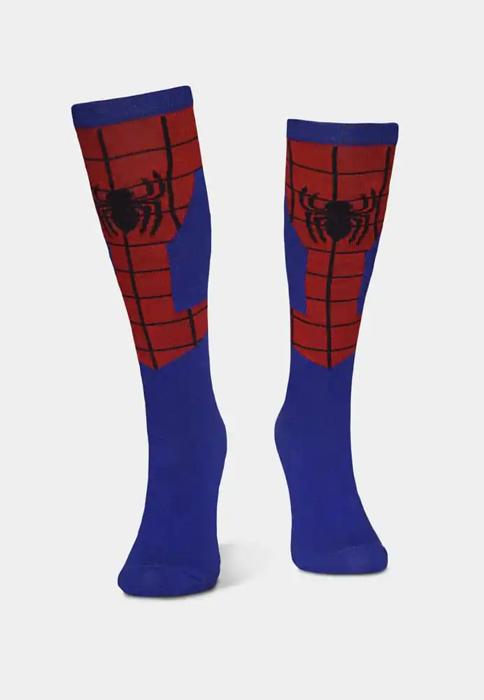 Marvel Knee High Socks Spider-Man 39-42 / Marvel Podkolenky Spider-Man 39-42 fotografii produktu