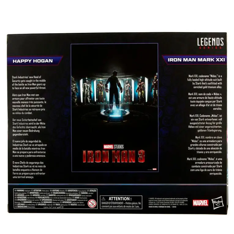 The Infinity Saga Marvel Legends akční figurka 2-Pack 2021 Happy Hogan & Iron Man (Iron Man 3) 15 cm fotografii produktu