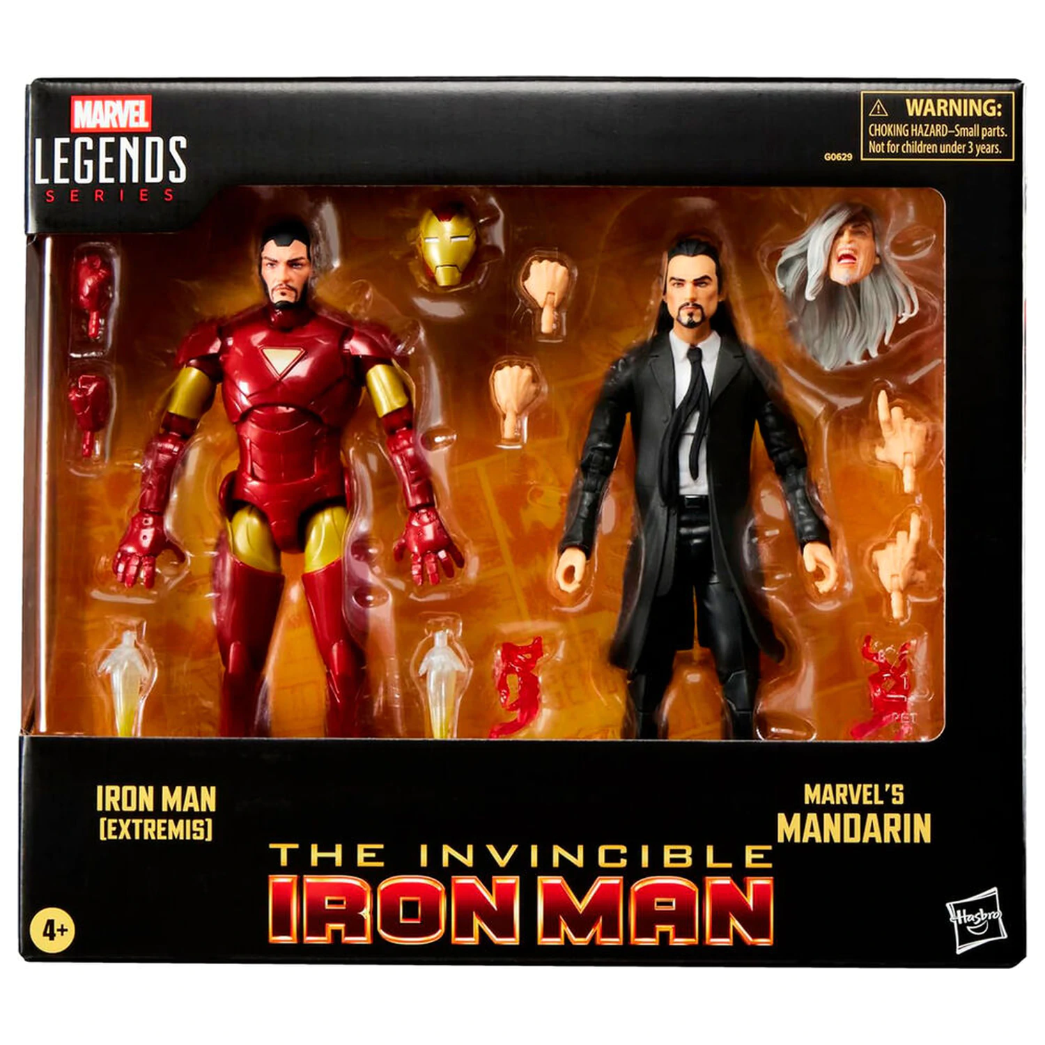 Marvel The Invencible Iron Man - Iron Man Extremis & Marvels Mandarin blister 2 figurek 15cm fotografii produktu