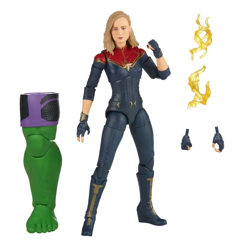 The Marvels Marvel Legends akční figurka Captain Marvel (BAF: Totally Awesome Hulk) 15 cm fotografii produktu