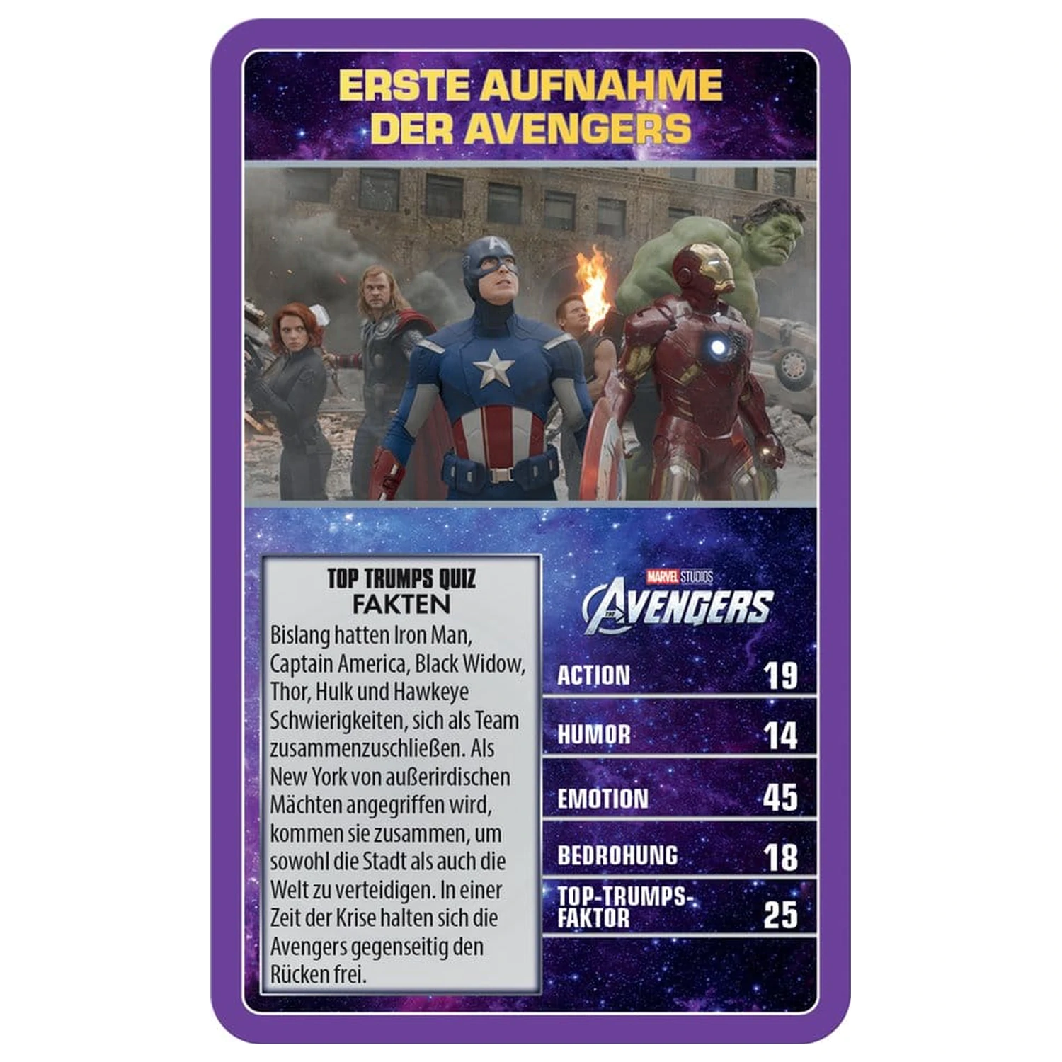 Marvel karetní hra Top Trumps Collectables *německá verze* fotografii produktu
