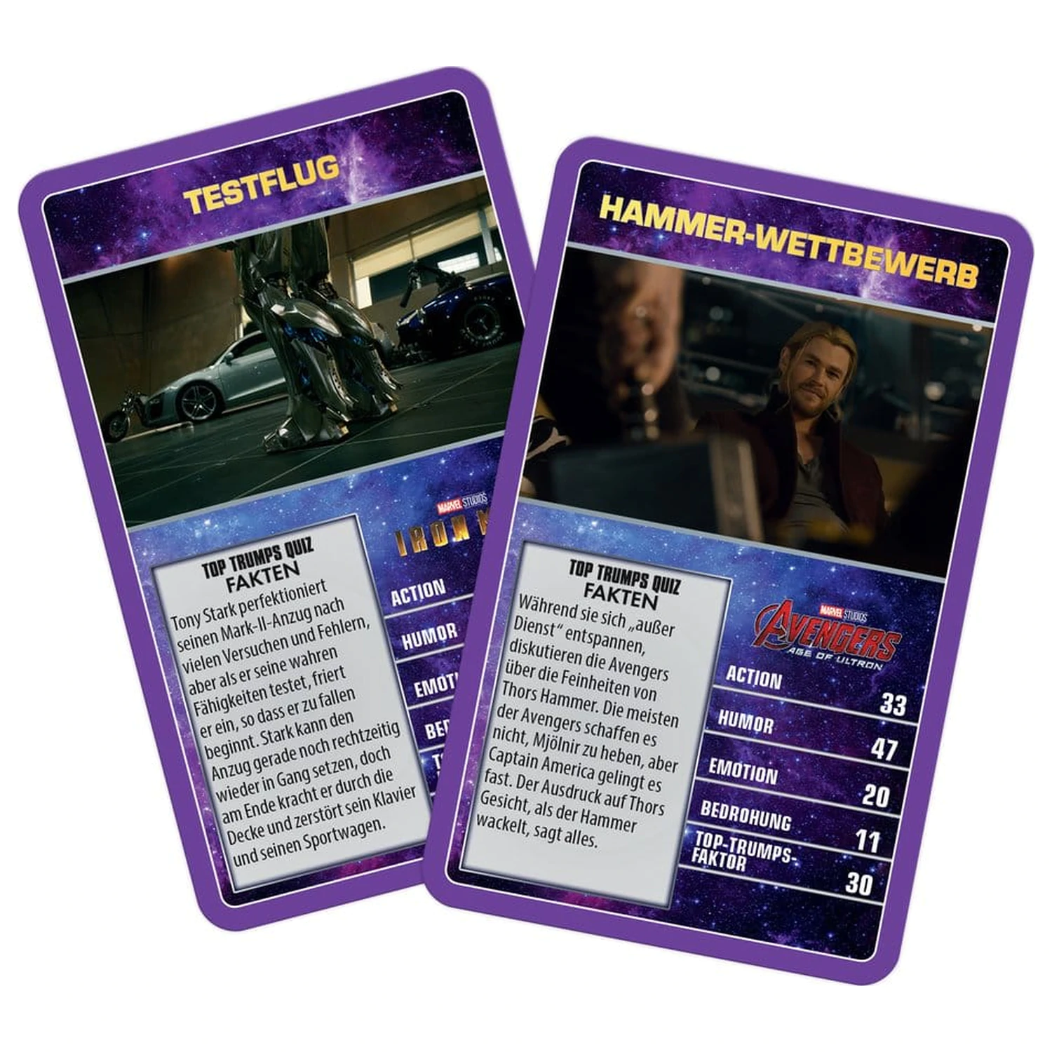 Marvel karetní hra Top Trumps Collectables *německá verze* fotografii produktu