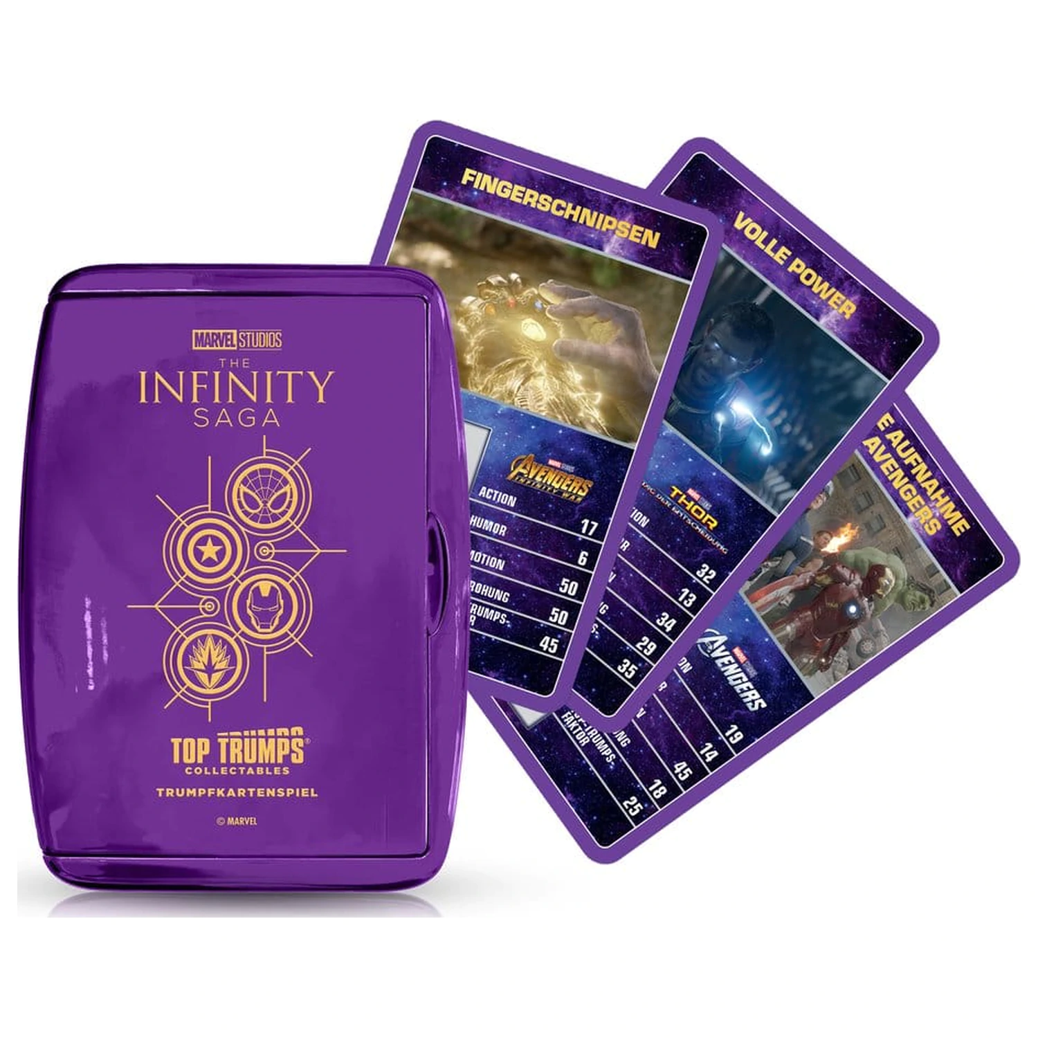 Marvel karetní hra Top Trumps Collectables *německá verze* fotografii produktu