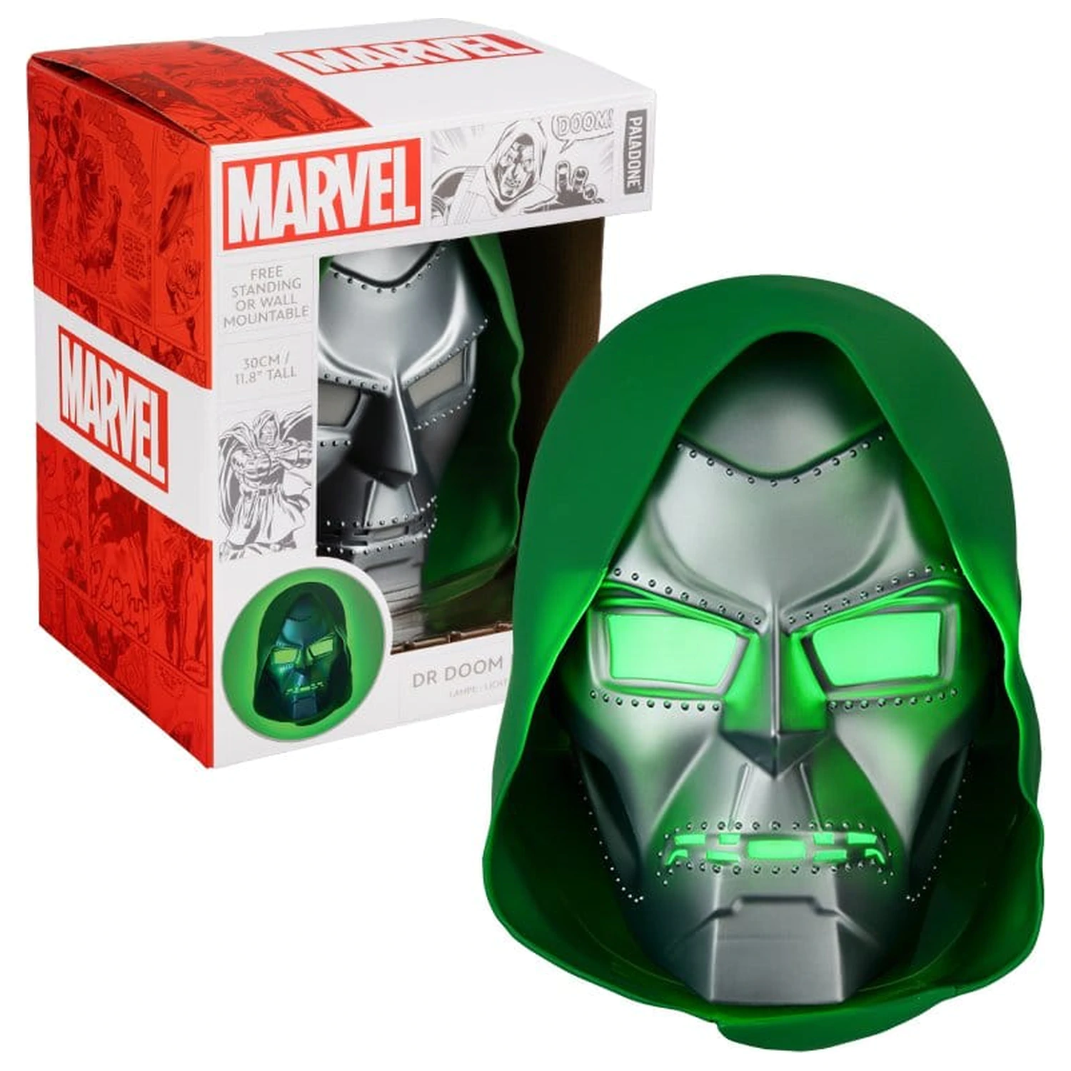Marvel Universe světelná maska Dr Doom 30 cm fotografii produktu
