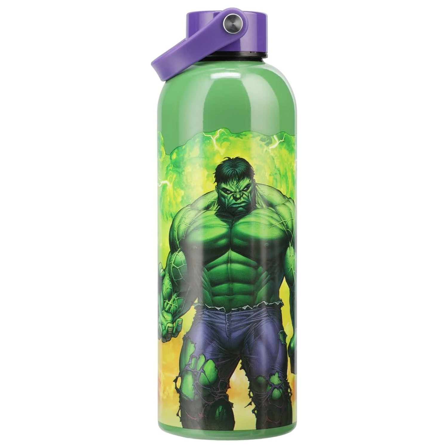 Marvel Universe Kovová láhev na vodu Hulk s poutkem na nošení fotografii produktu