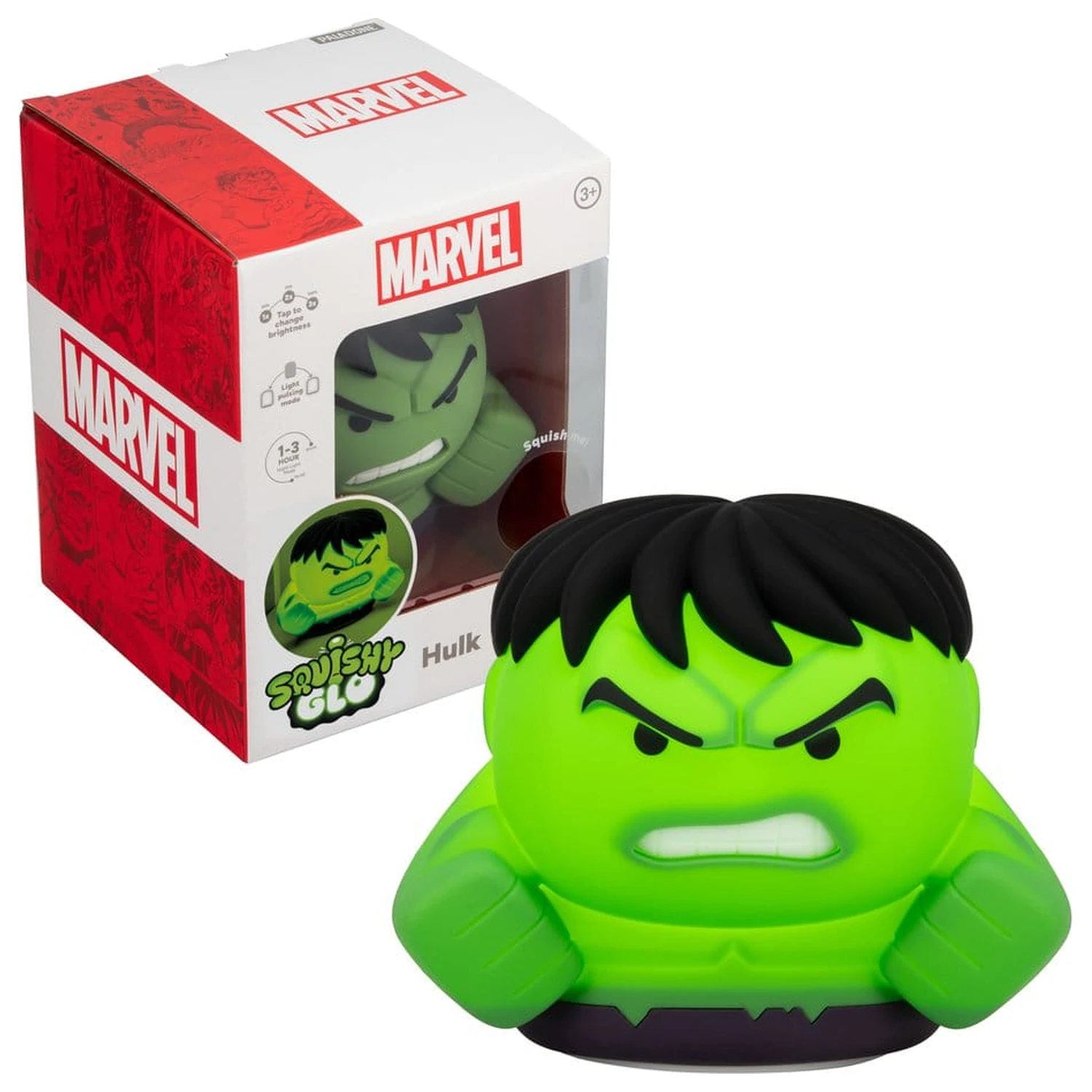 Marvel Universe SquishyGlo Silicon Light Hulk 15 cm fotografii produktu