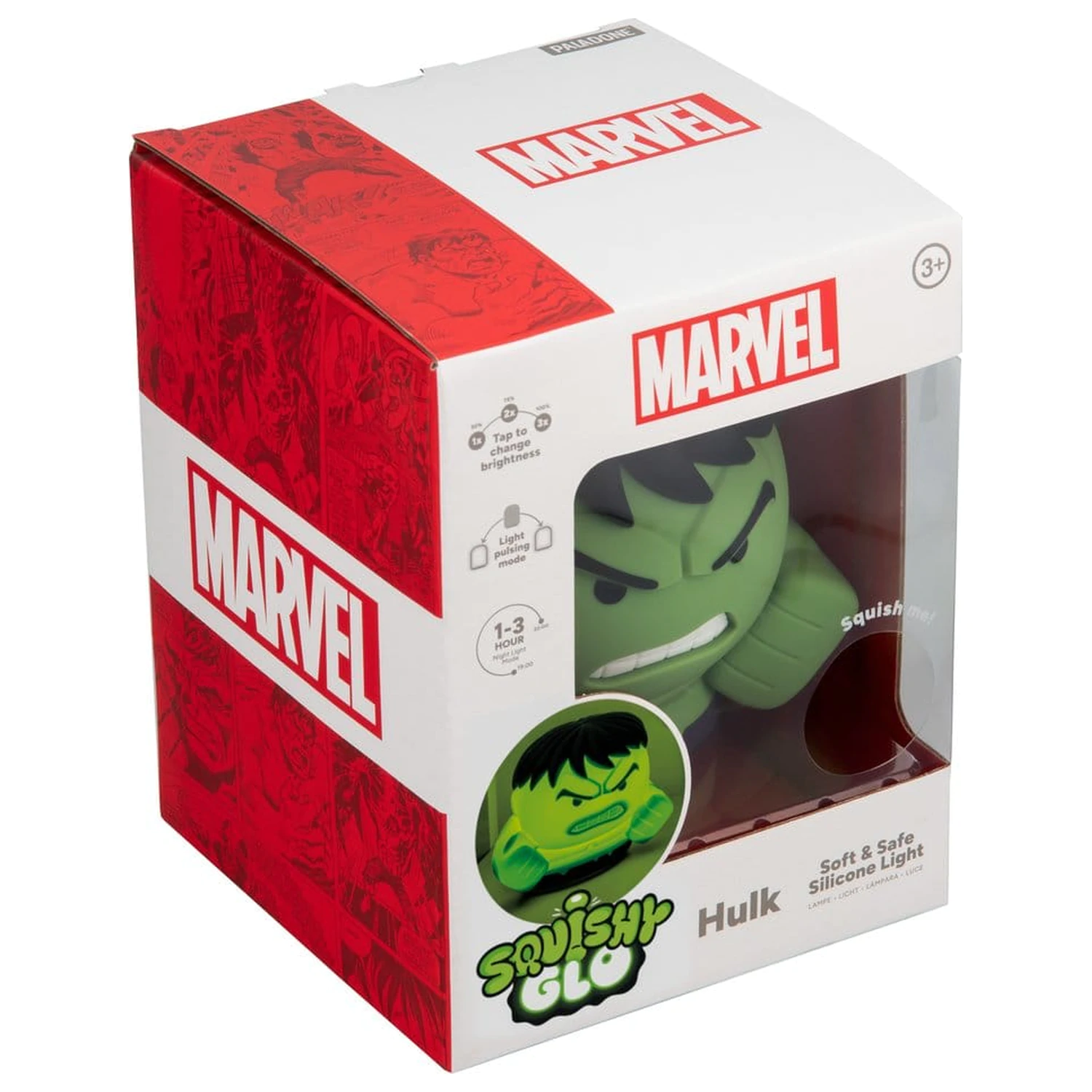 Marvel Universe SquishyGlo Silicon Light Hulk 15 cm fotografii produktu