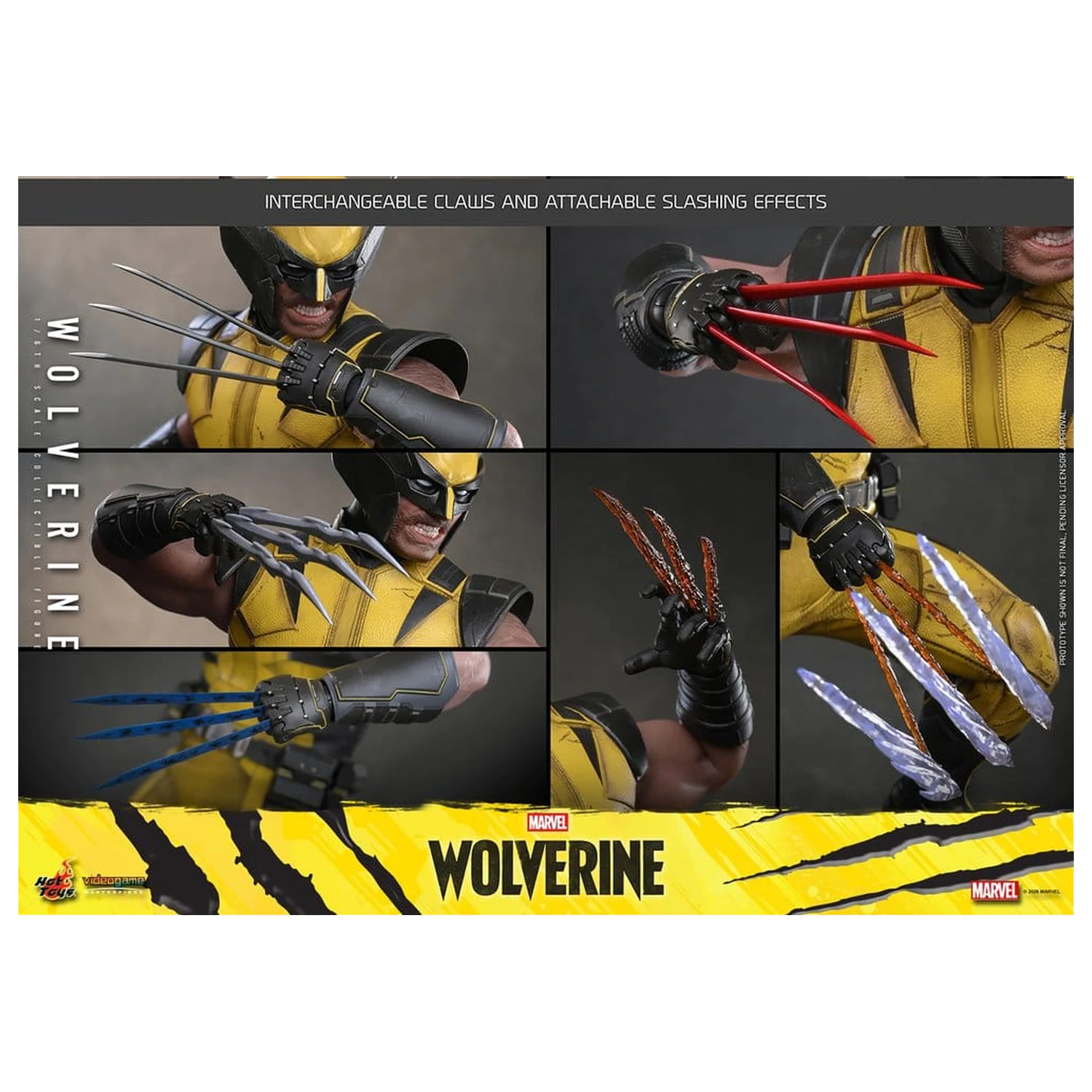 Marvel Video Game Masterpiece akční figurka 1/6 Wolverine 29 cm fotografii produktu
