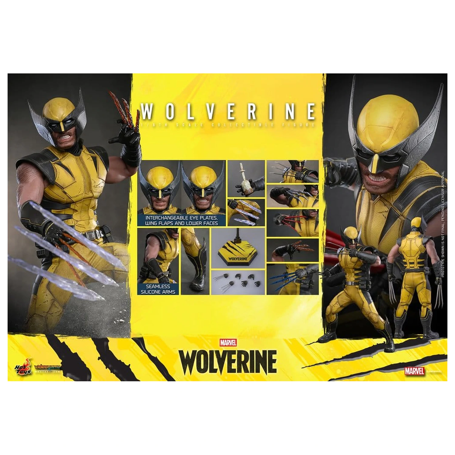 Marvel Video Game Masterpiece akční figurka 1/6 Wolverine 29 cm fotografii produktu