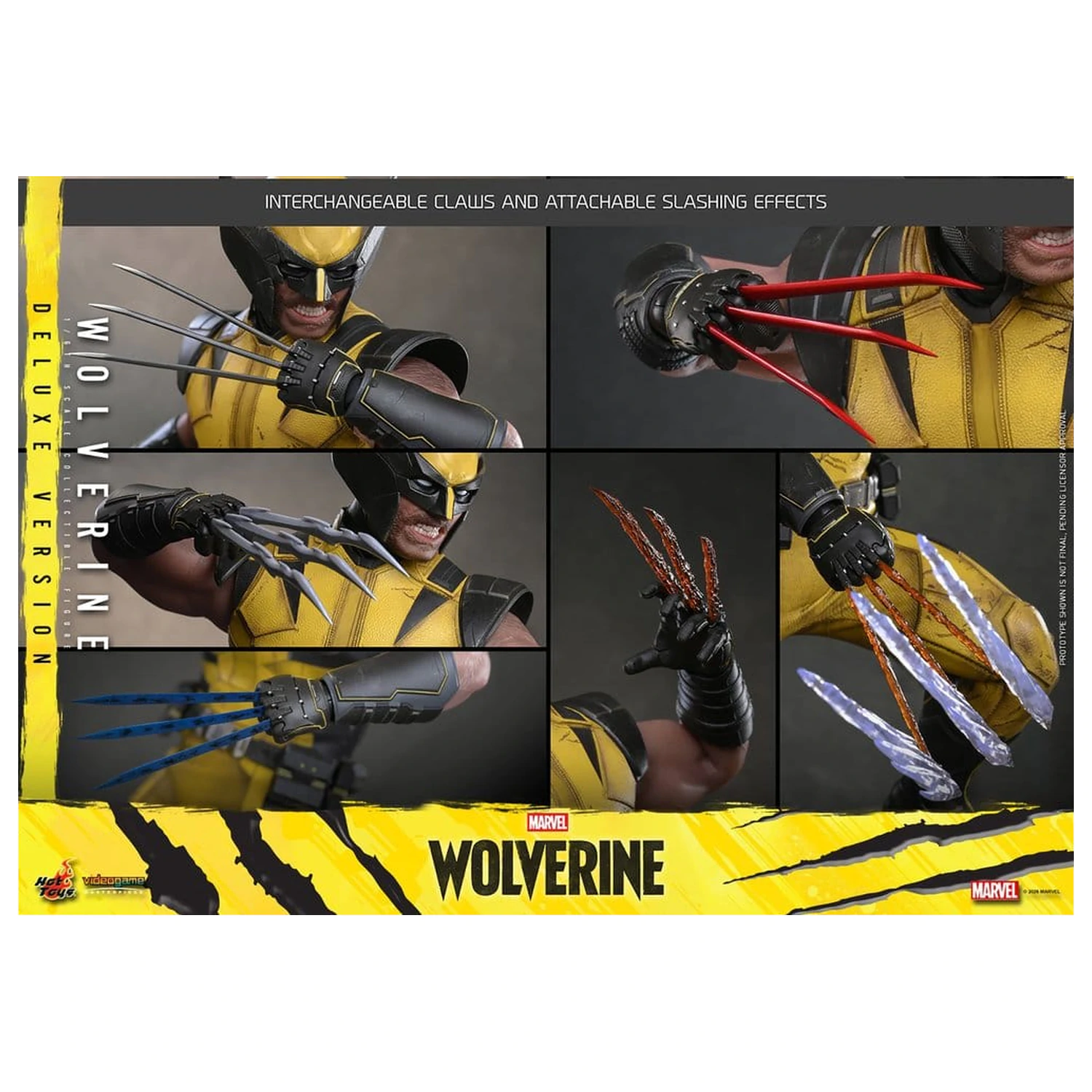 Marvel Video Game Masterpiece akční figurka 1/6 Wolverine (Deluxe Version) 29 cm fotografii produktu