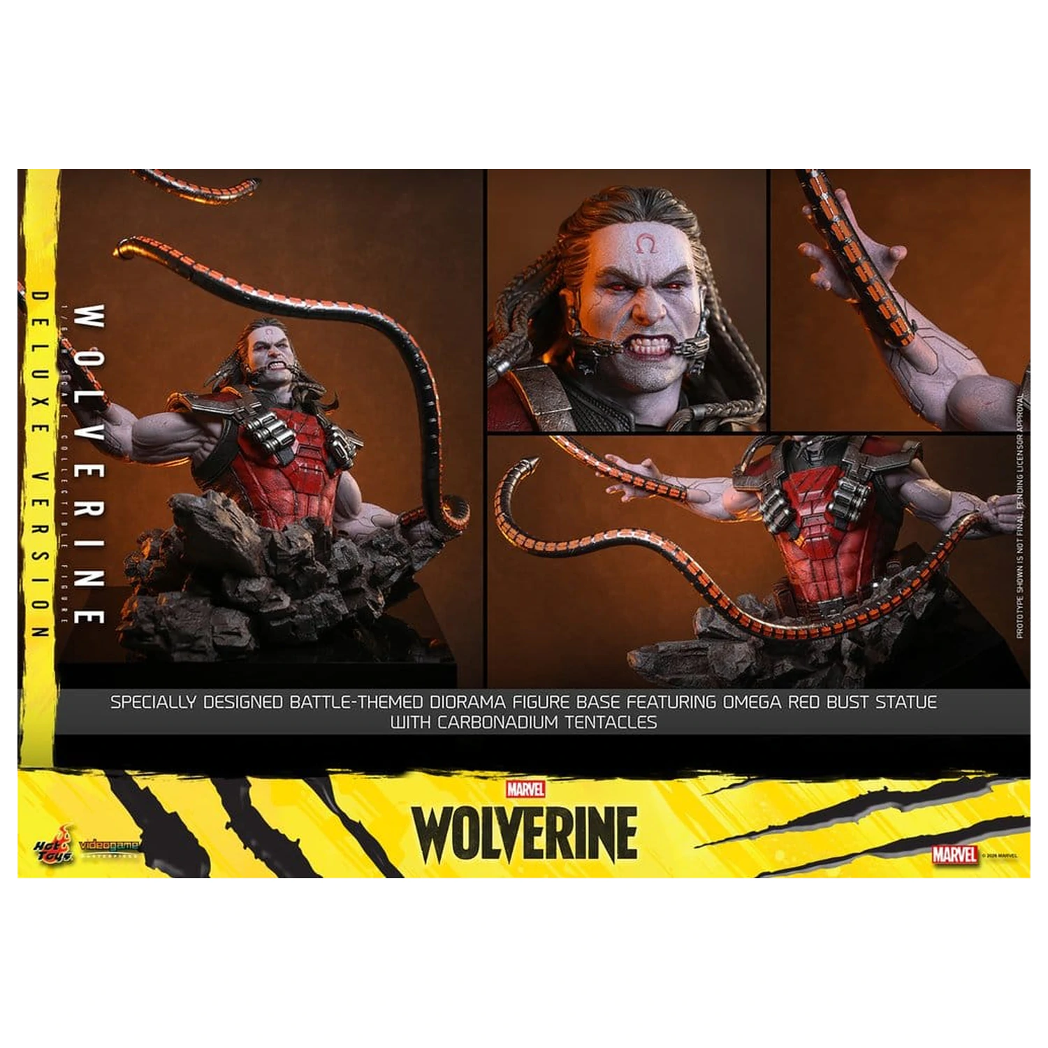 Marvel Video Game Masterpiece akční figurka 1/6 Wolverine (Deluxe Version) 29 cm fotografii produktu