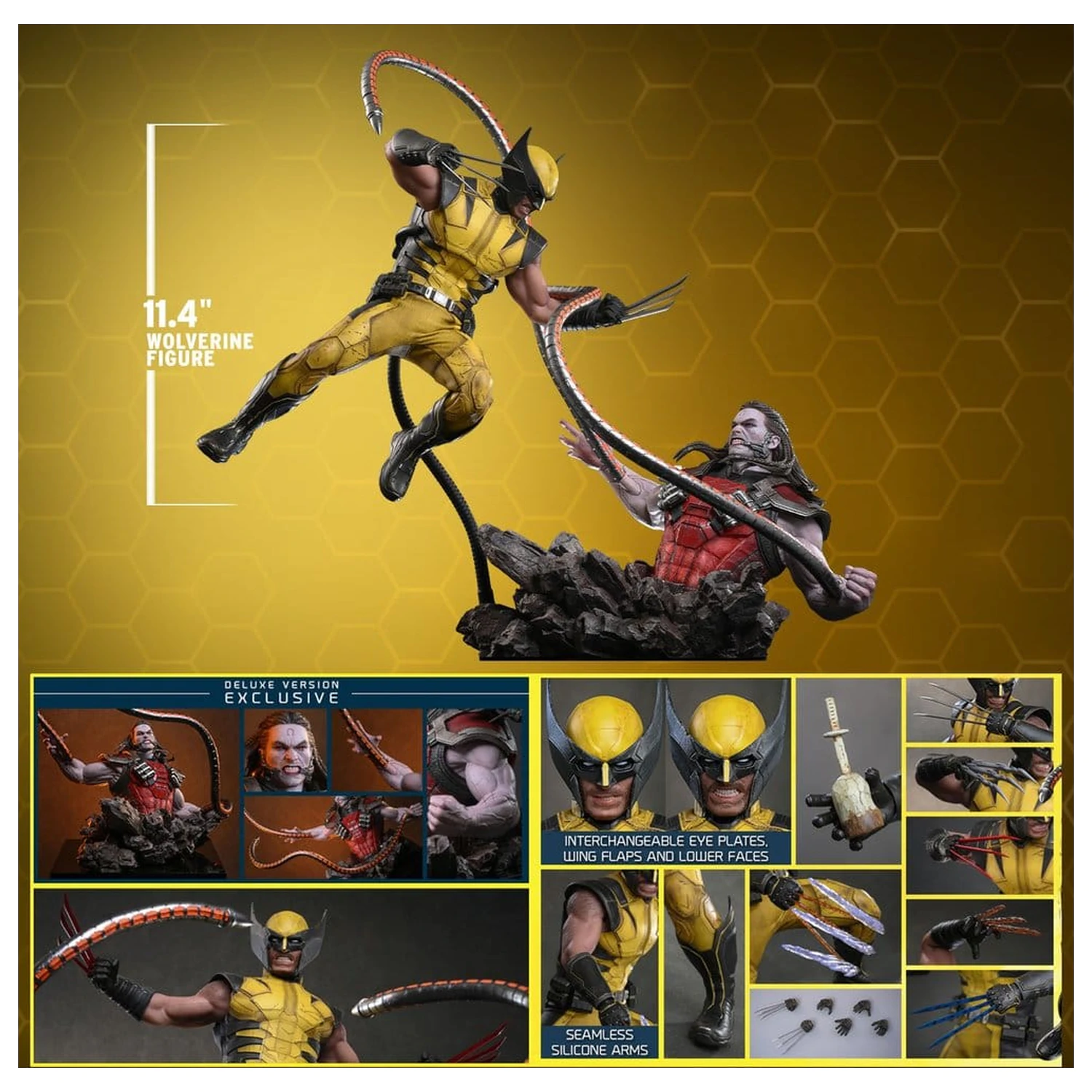 Marvel Video Game Masterpiece akční figurka 1/6 Wolverine (Deluxe Version) 29 cm fotografii produktu
