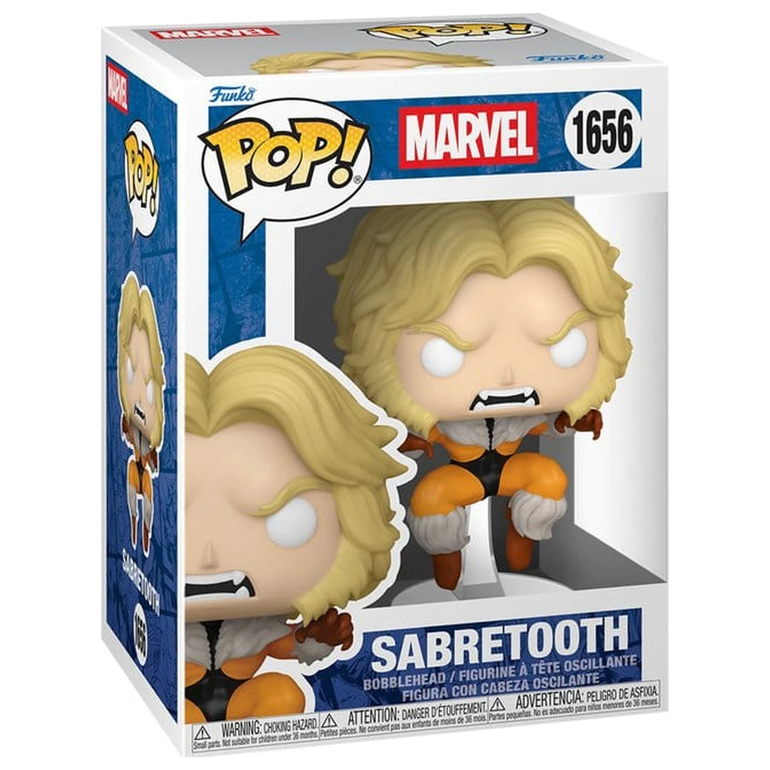 Marvel Weapon X Program Funko POP! Vinylová figurka Sabertooth 9 cm fotografii produktu