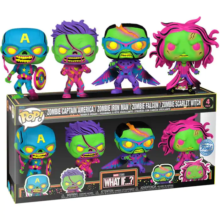 Marvel POP! Movies Vinyl Figure 4-Pack What if 9 cm - 4-balení vinylových figurek fotografii produktu