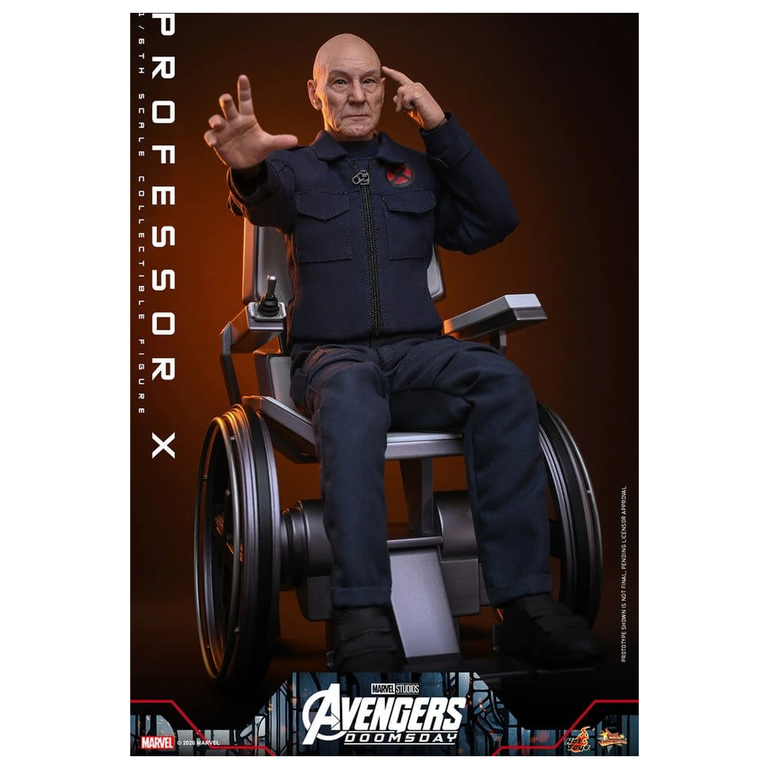 Marvel X-Men akční figurka 1/6 Professor X 25 cm fotografii produktu