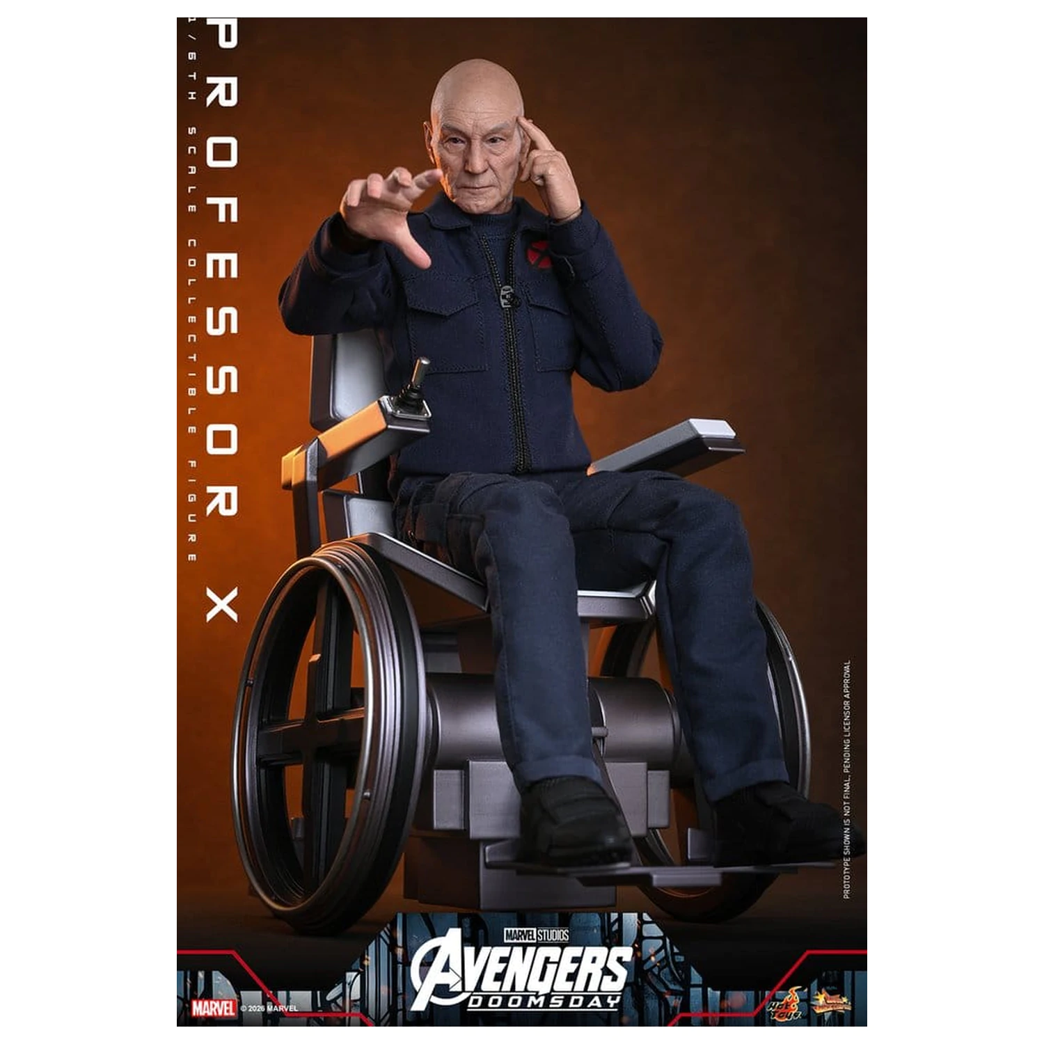 Marvel X-Men akční figurka 1/6 Professor X 25 cm fotografii produktu